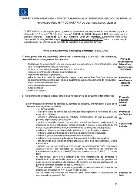 Manual de Procedimentos para Estrangeiros - Ordem dos Enfermeiros