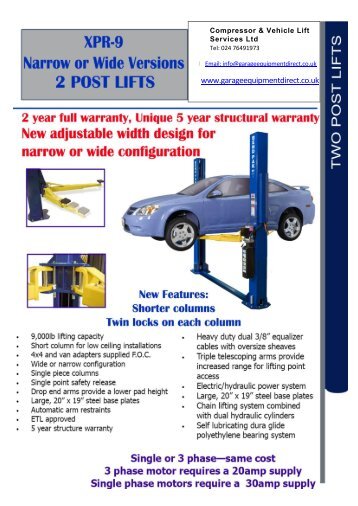 detailed information garage equipment direct online shop