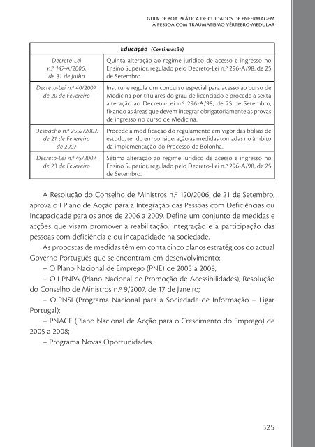 Guia de Boa PrÃ¡tica de Cuidados de Enfermagem Ã  Pessoa