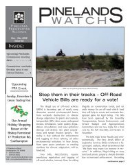 Pinelands Watch, Issue 52 November - December 2009