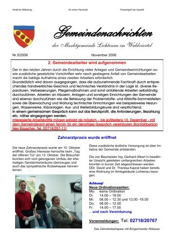 Datei herunterladen - .PDF - Lichtenau im Waldviertel