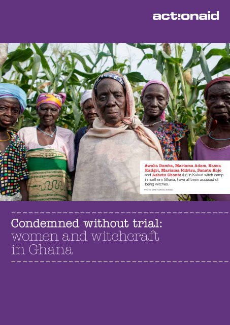women and witchcraft in Ghana - ActionAid