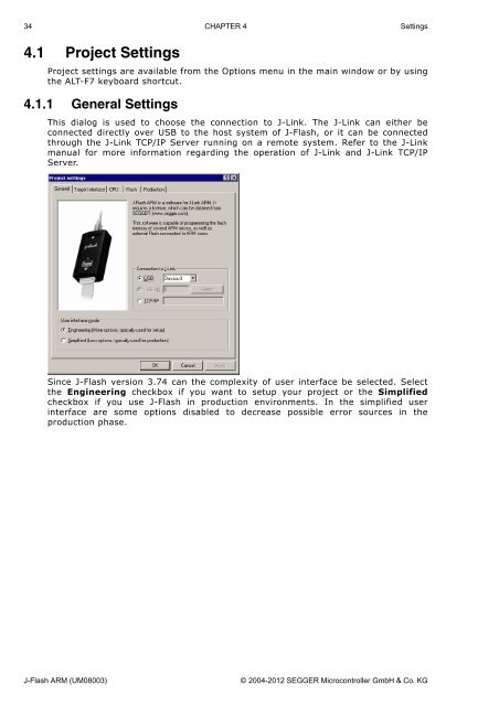 J-Flash ARM User Guide - SEGGER Microcontroller