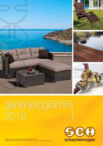 gartenprogramm 2012