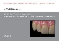 Creation ZI Gingival Manual - Jensen Dental