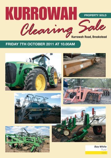 Kurrowah Clearing Sale