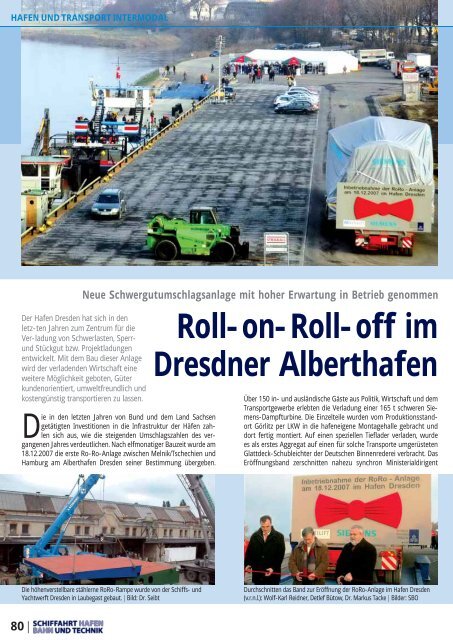 SUT_012008_Ausgabe_S.. - 1 | 2008 - Schiffahrt und Technik