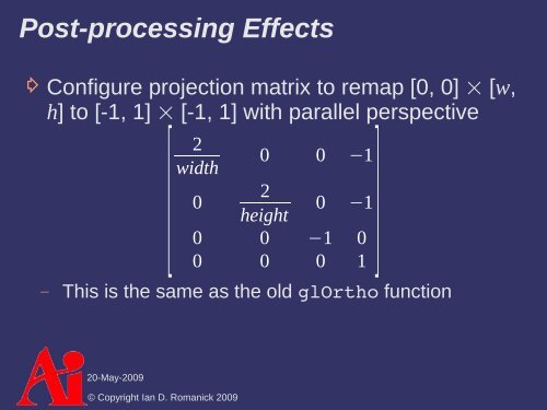 Lecture notes - FreeDesktop.Org