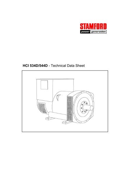 HCI 534D/544D - Technical Data Sheet