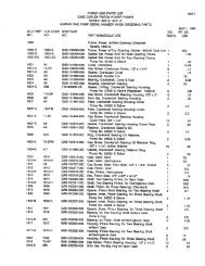 POWER END PARTS LIST 1800-1 GASO DUPLEX ... - Oil Jet Pump