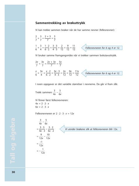 Faktor 3 grunnbok kapittel 1-4 - Cappelen Damm