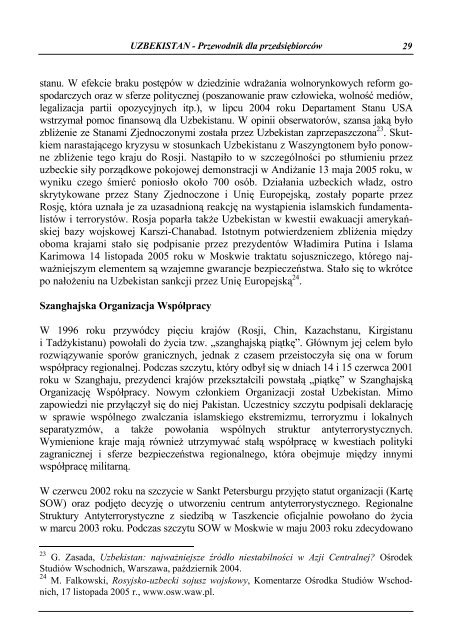 Uzbekistan - Przewodnik dla przedsiÄbiorcÃ³w - Polska Agencja ...