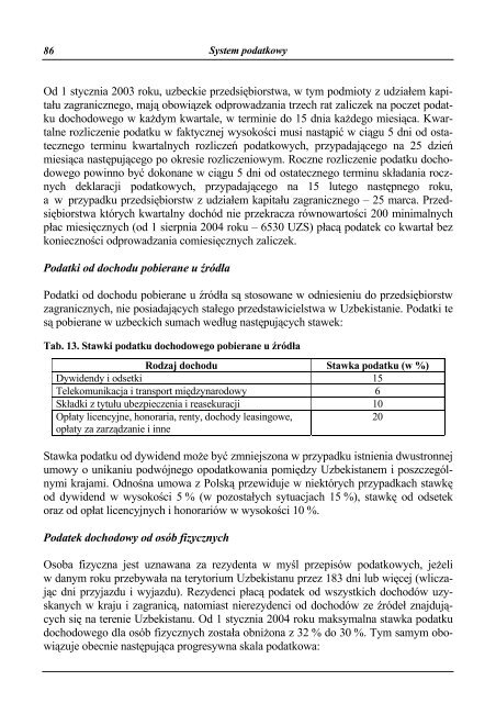 Uzbekistan - Przewodnik dla przedsiÄbiorcÃ³w - Polska Agencja ...