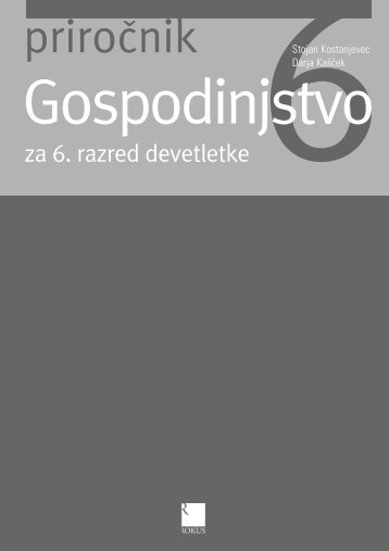 Gospodinjstvo 6 - priroÄnik za uÄitelja