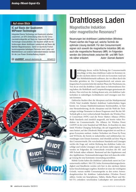 PDF-Ausgabe herunterladen (29.6 MB) - elektronik industrie