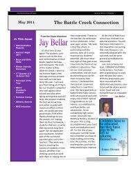 The Battle Creek Connection - Battle Creek Public School District