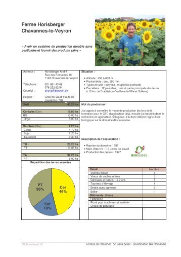 Ferme Horisberger Chavannes-le-Veyron - bioactualites.ch