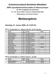 Meldeergebnis (pdf) - SV Neptun Aachen 1910 eV / Kunst- und ...