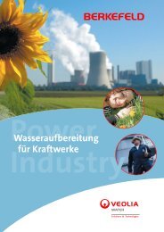 Wasseraufbereitung fÃ¼r Kraftwerke - Berkefeld