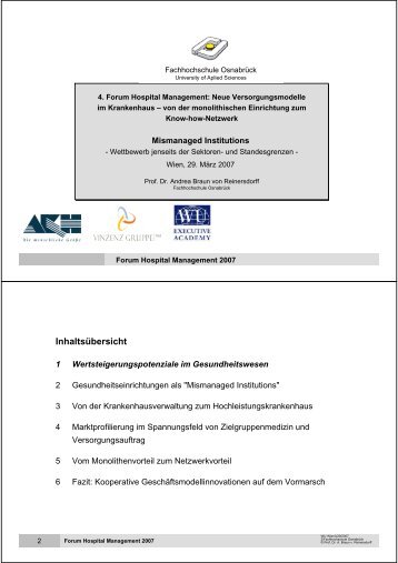 Prof. Dr. Andrea Braun v. Reinersdorff - Vinzenz Gruppe