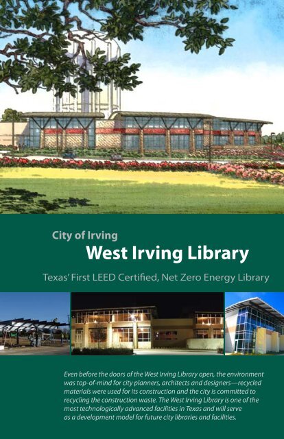 West Irving Library Grand Opening - City of Irving, Texas