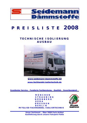 A 2008 - bei Seidemann-Daemmstoffe