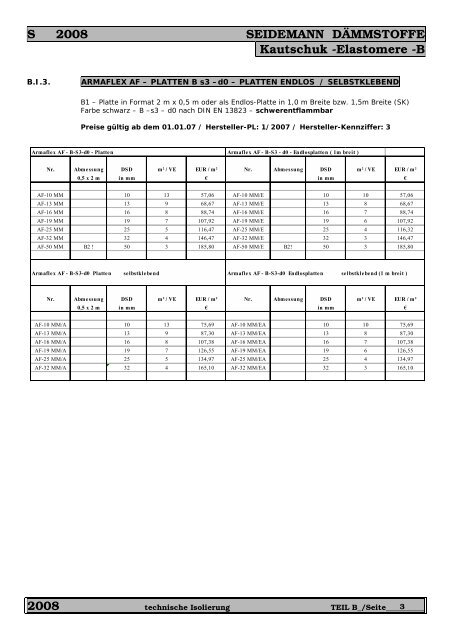 A 2008 - bei Seidemann-Daemmstoffe