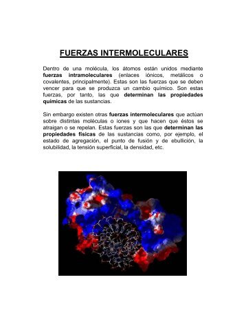 Clase 11 Fuerzas Intermoleculares