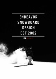 endeavor snowboard design est.2002 - Noble Custom Distribution