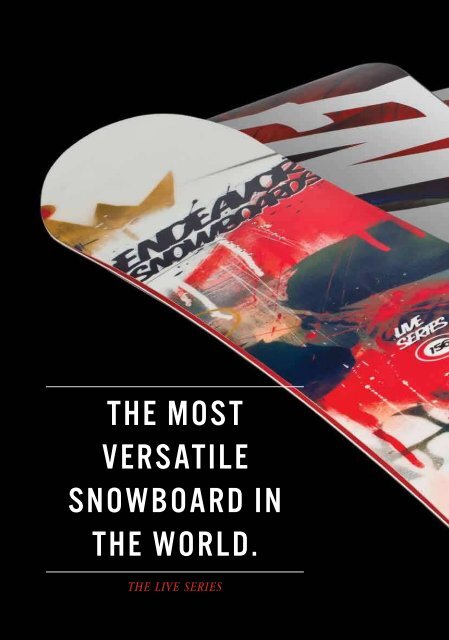 endeavor snowboard design est.2002 - Noble Custom Distribution