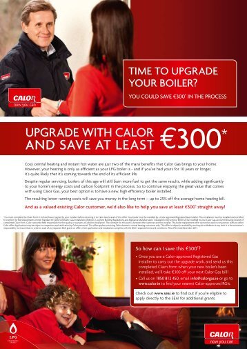 Boiler Replacement Offer - Calor Gas