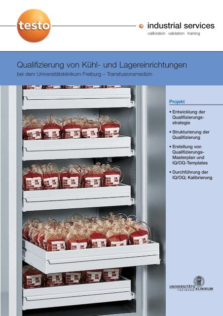 Qualifizierung von Kühl - Testo Industrial Services GmbH
