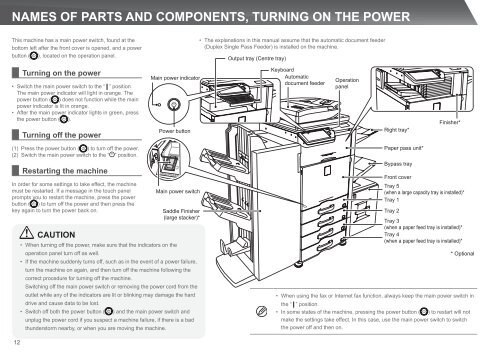 MX-4112N/5112N Operation-Manual Start-Guide GB - Sharp