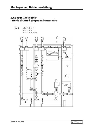 Montage- und Betriebsanleitung