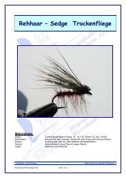 Rehhaar – Sedge Trockenfliege - ffcwl