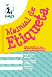 Manual de Etiqueta - Planeta Sustentável - Abril.com