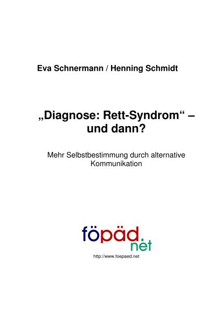 Diagnose: Rett-Syndrom und dann? - Diskussionszentrum