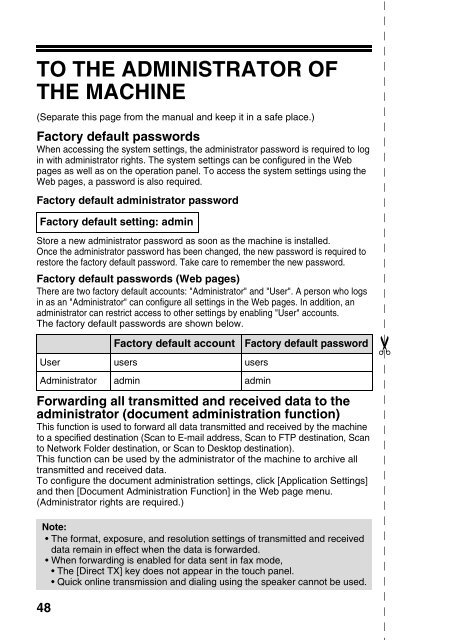 MX-B382/SC Operation-Manual Start-Guide GB - Sharp