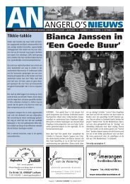 Bianca Janssen in 'Een Goede Buur' - Angerlo's Nieuws