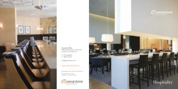 Hospitality Brochure - Caesarstone