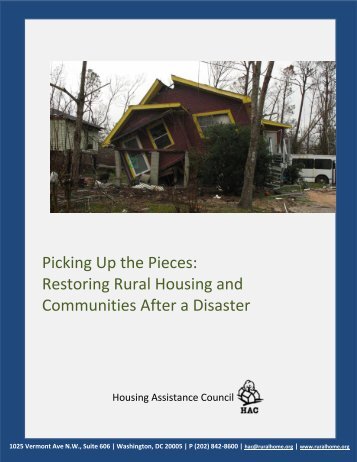 Picking Up the Pieces - Housing Assistance Council