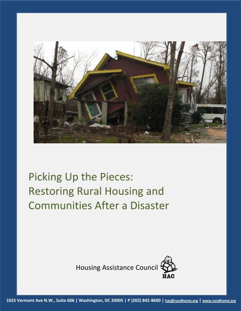 Picking Up the Pieces - Housing Assistance Council