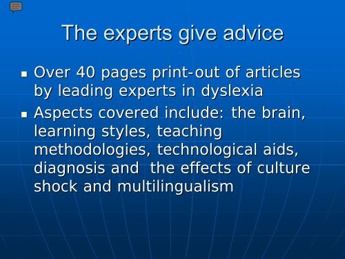 The Mystery of the Lost Letters - Dyslexia International