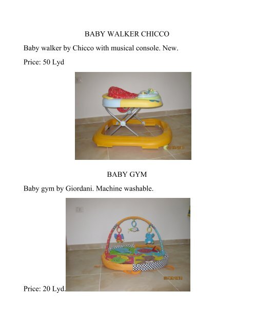 chicco baby walker price