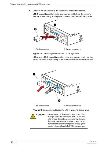 LTO half-height SAS Tape Drives User Guide - Tandberg Data