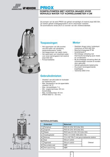 Brochure - Johnson Pump