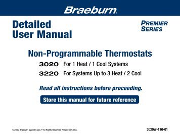 Detailed User Manual - Braeburn Systems