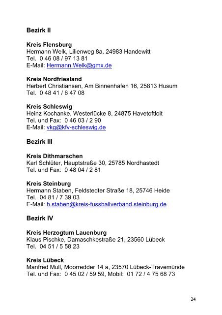 Kreis Kiel - Schleswig-Holsteinischer Fussballverband eV