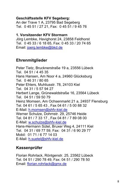 Kreis Kiel - Schleswig-Holsteinischer Fussballverband eV