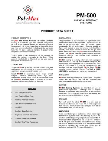 PM-500 - Polymax